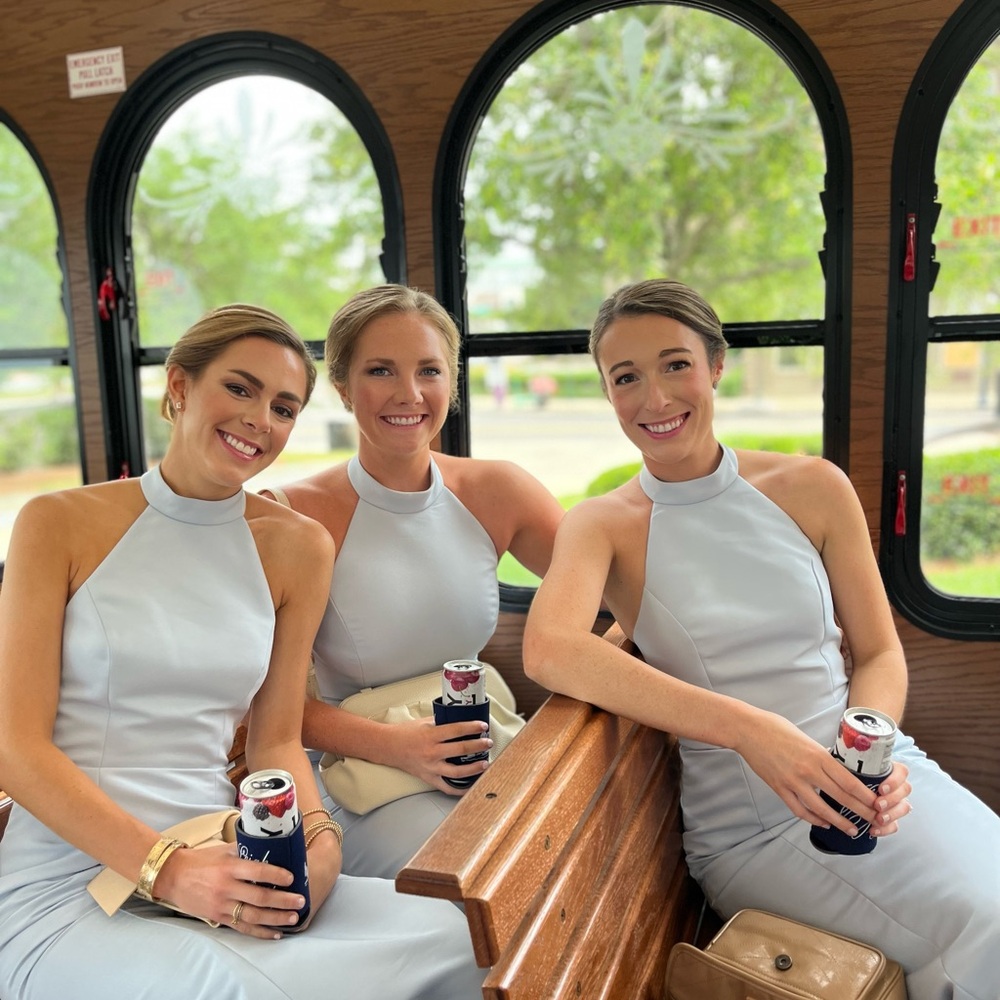 Amsale Austin Bridesmaid Dress in Ice Blue